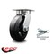 Service Caster 6 Inch Kingpinless Rubber on Steel Wheel Swivel Caster with Swivel Lock SCC SCC-KP30S620-RSR-BSL - alternate 3